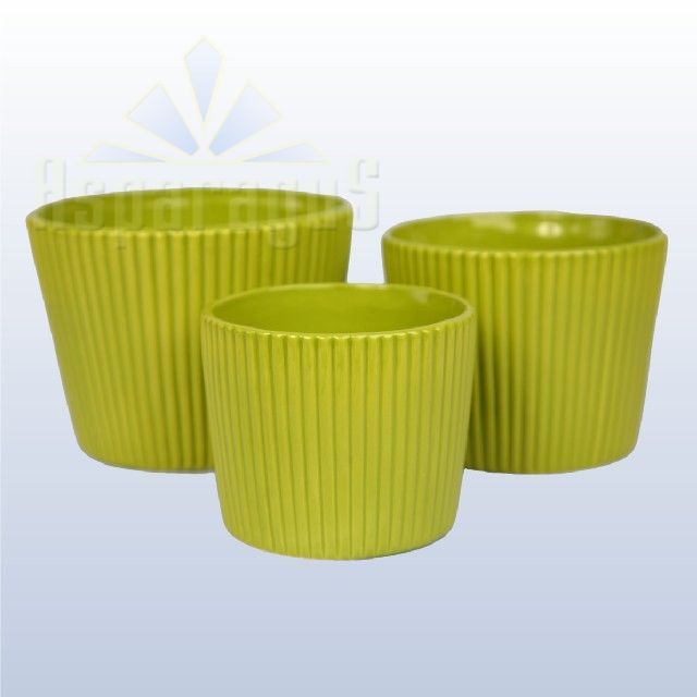 GHIVECI - MUFFIN/VERDE DESCHIS (3BUC/SET)